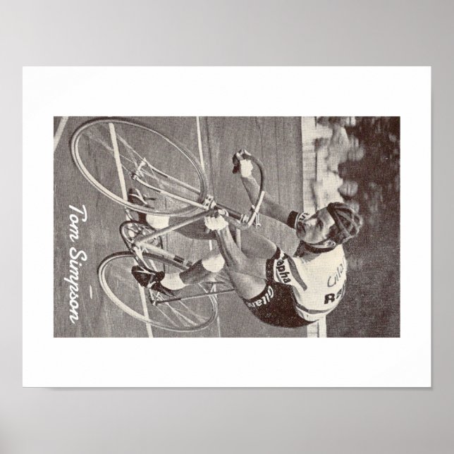 Póster Poster de Tom Simpson impreso (Frente)