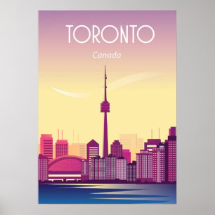 Póster Poster de Toronto - Poster de Canadá impreso