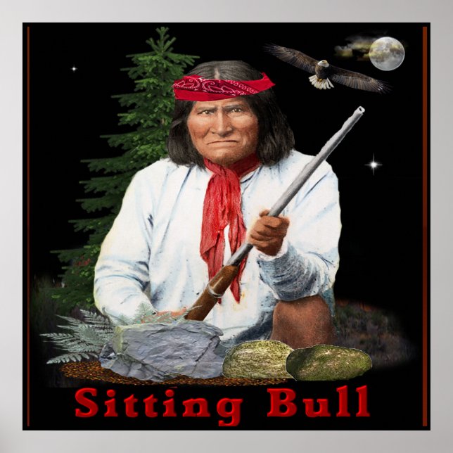 Póster poster de toros sentados (Frente)