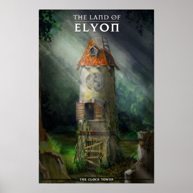 Póster Poster de torre de reloj (Frente)