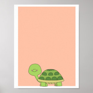 Póster Poster de tortuga