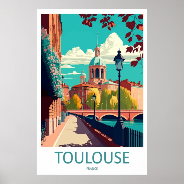 Póster Poster de Toulouse France (Frente)