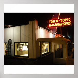 Póster Poster de Town Topic Hamburgers