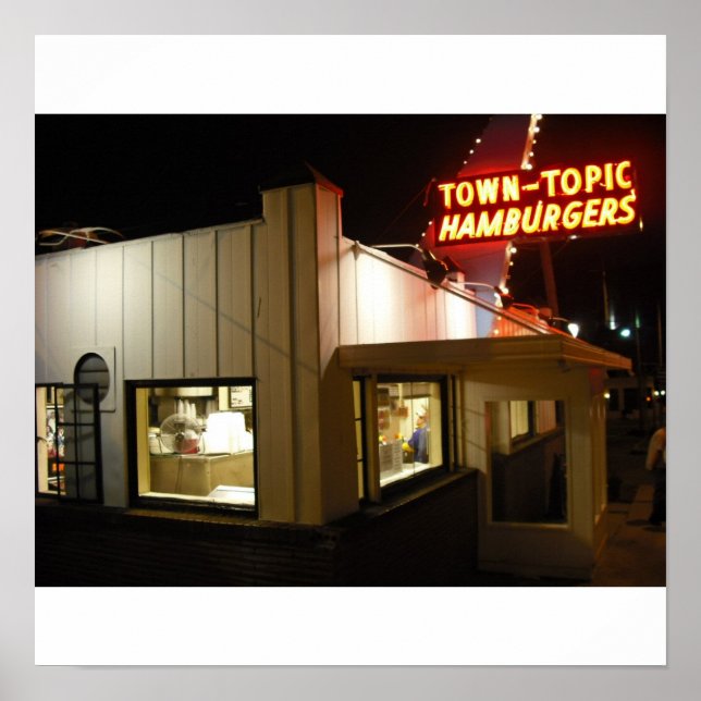Póster Poster de Town Topic Hamburgers (Frente)