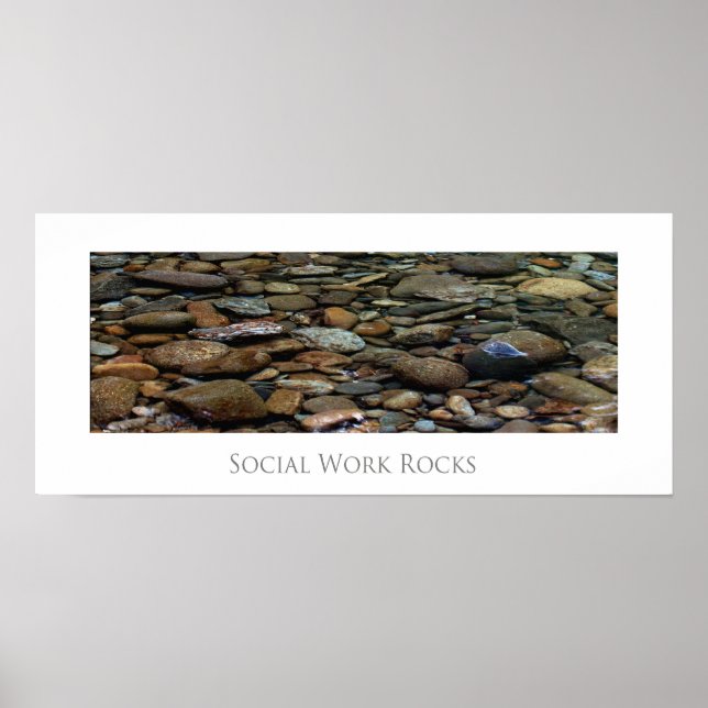 Póster Poster de trabajo social sacude a  (Frente)