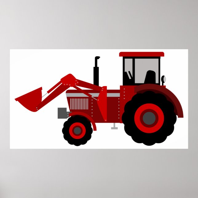 Póster Poster de tractores (Frente)