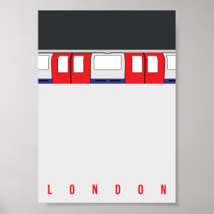 Póster Poster de transporte de Londres