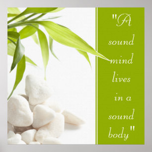 Póster Poster de tratamiento de Spa