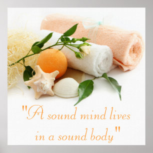 Póster Poster de tratamiento de Spa