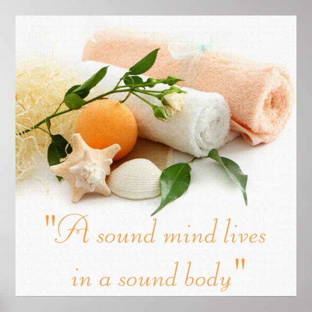 Póster Poster de tratamiento de Spa (Frente)