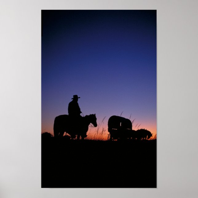 Póster Poster de trenes de vagón (Frente)