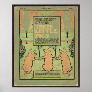 Póster Poster de tres cerditos