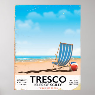 Póster Poster de Tresco Isles de Scilly