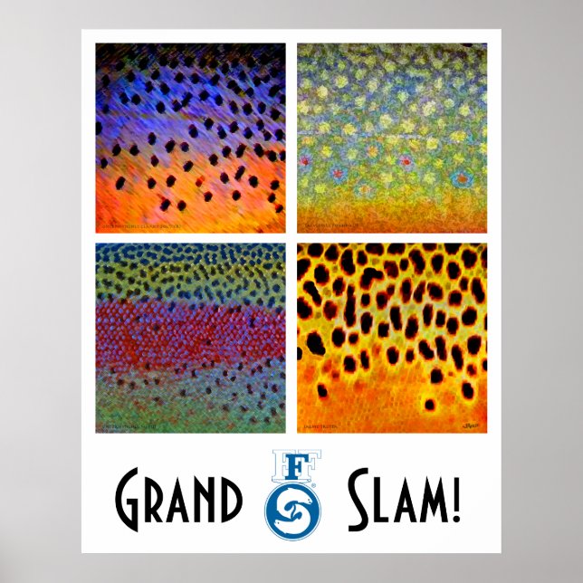 Póster Poster de trucha del Grand Slam (Frente)