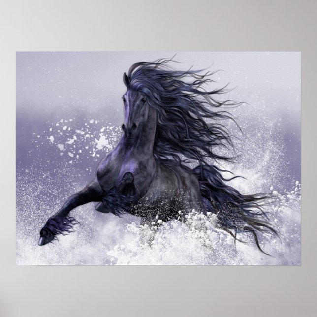 Póster Poster de truenos de invierno (Frente)