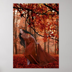 Póster Poster de Tryst de otoño