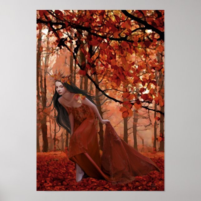 Póster Poster de Tryst de otoño (Frente)