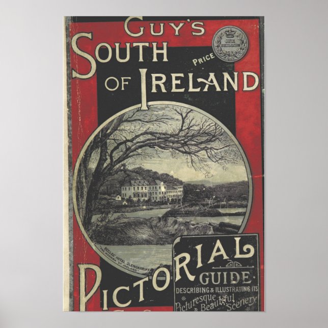 Póster Poster de turismo de Irlanda del Sur (Frente)