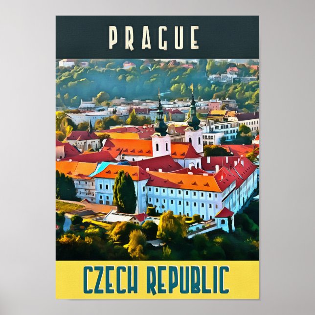 Póster Poster de Turismo de la República Checa (Frente)