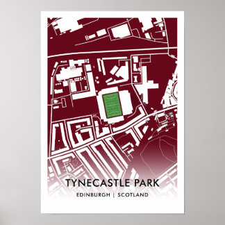 Póster Poster de Tynecastle Park - Hogar de Midlothian FC