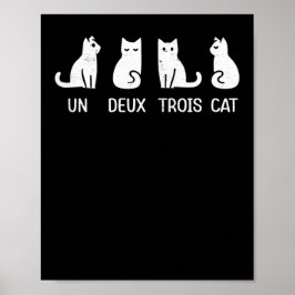 Póster poster de un deux trois cat
