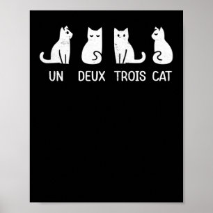 Póster poster de un deux trois cat