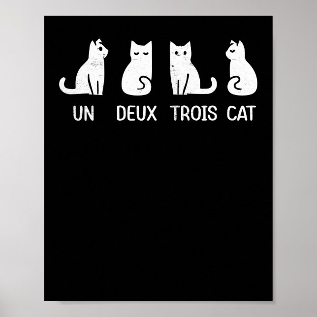 Póster poster de un deux trois cat (Frente)