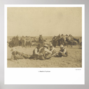 Póster Poster "de un juego de la Mumblety-Clavija"