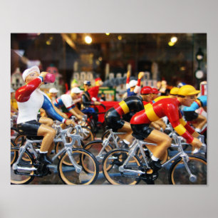 Póster Poster de una ventana que representa el Tour de Fr