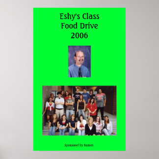 Póster Poster de unidad de alimentos