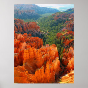 Póster Poster de Utah del barranco de Bryce A PARTIR del