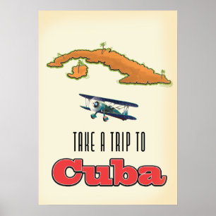 Póster Poster de Vacaciones de Cuba