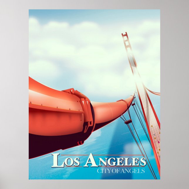 Póster Poster de Vacaciones de La "ciudad de los Ángeles" (Frente)