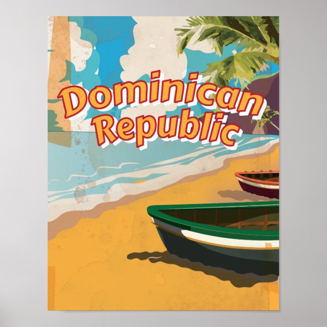 Póster Poster de vacaciones de la República Dominicana Vi (Frente)
