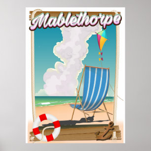 Póster Poster de vacaciones de Mablethorpe