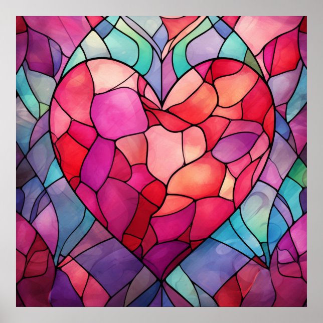 Póster Poster de Valentine Hearts (Frente)