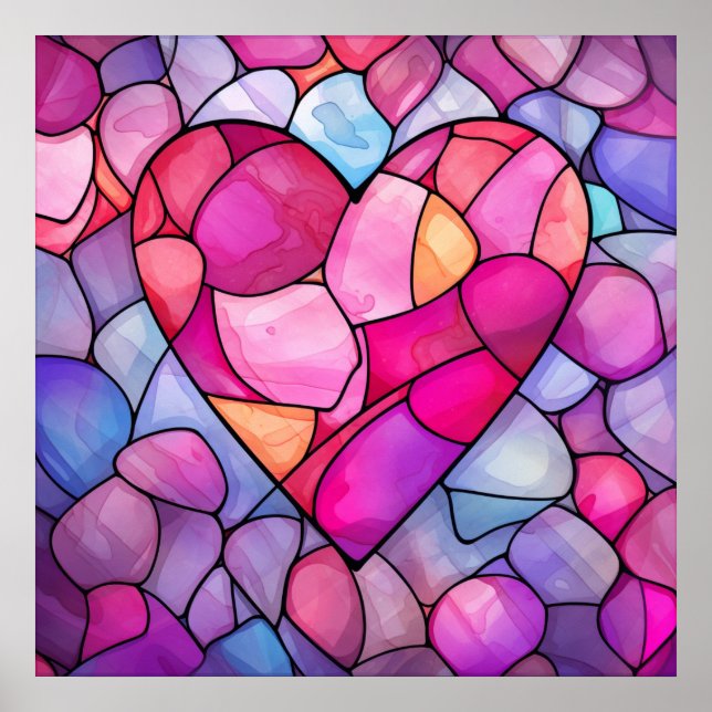 Póster Poster de Valentine Hearts (Frente)