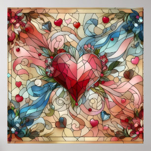 Póster Poster de Valentine Hearts