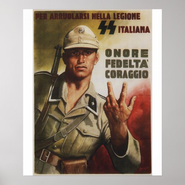 Póster poster de valor de propaganda (Frente)