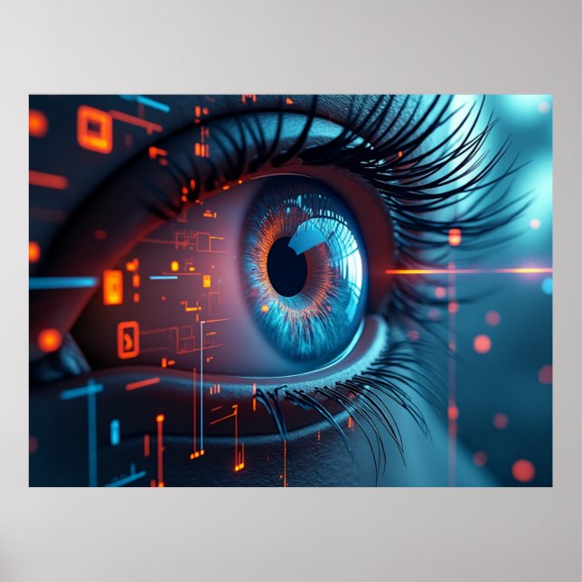 Póster Poster de valor Quantum Eye mate (Frente)
