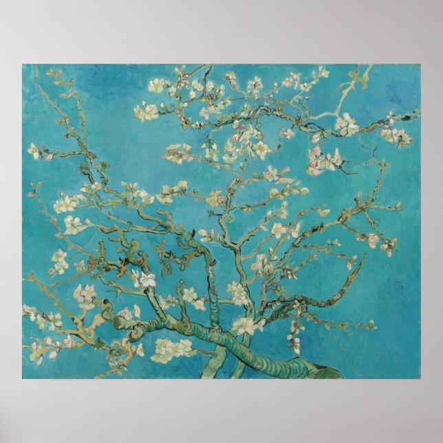 Póster Poster de Van Gogh Almond Blossoms (Frente)
