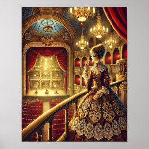 Póster Poster de vapor 6, patrón de ópera mecánica