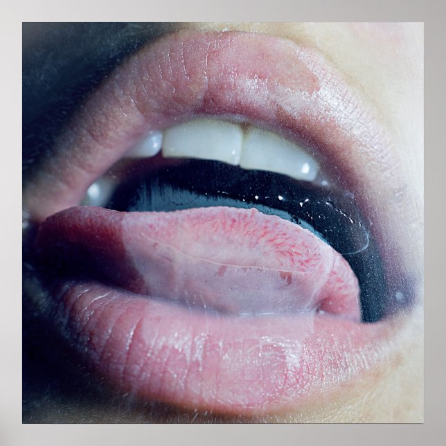 Póster Poster de vapor para chuparse la boca (Frente)