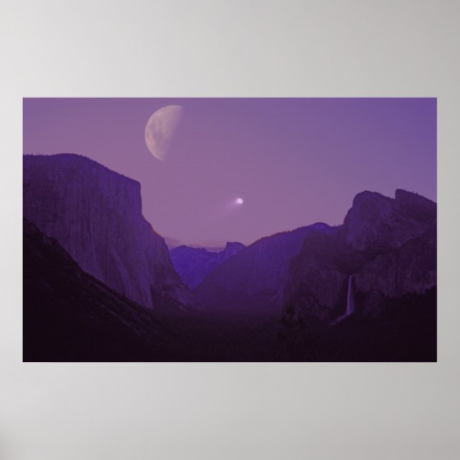 Póster Poster de vela celestial Yosemite (Frente)