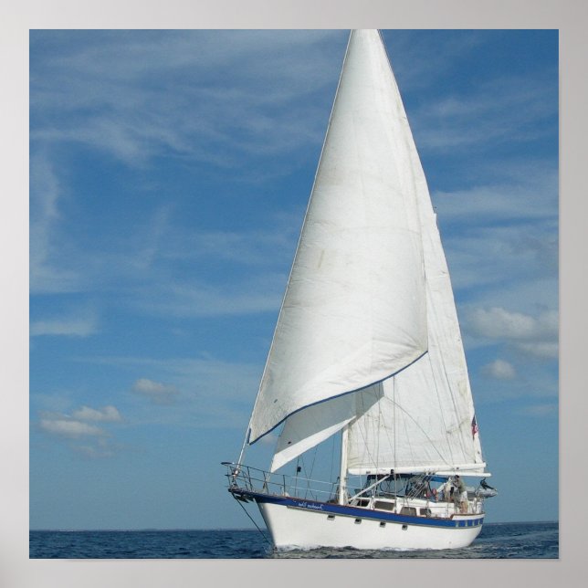 Póster Poster de vela perfecto (Frente)