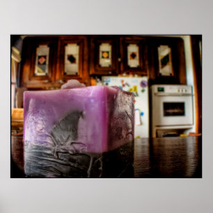 Póster Poster de velas de cocina