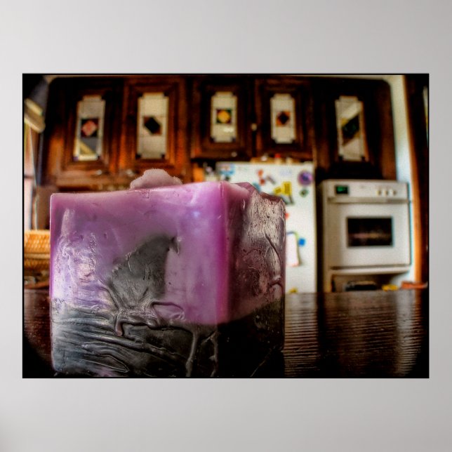 Póster Poster de velas de cocina (Frente)