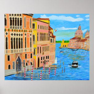 Póster Poster de Venecia hermosa