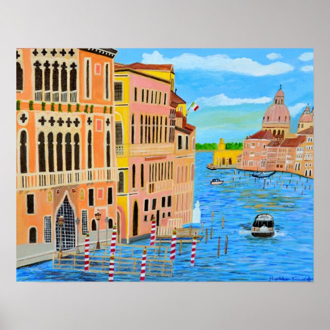 Póster Poster de Venecia hermosa (Frente)