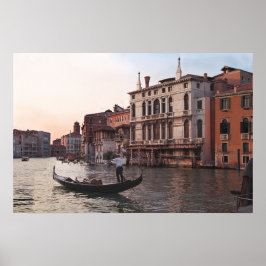 Póster Poster de Venecia Italia / Gondola